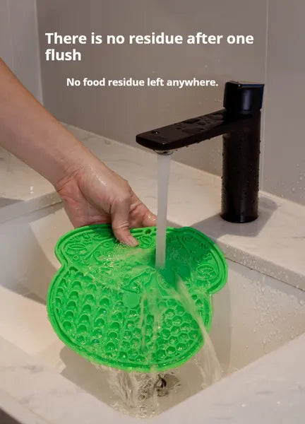KFX-9122237 Suction Dog and Cat Slow Feeder Mat for Enrichment and Mealtime Fun