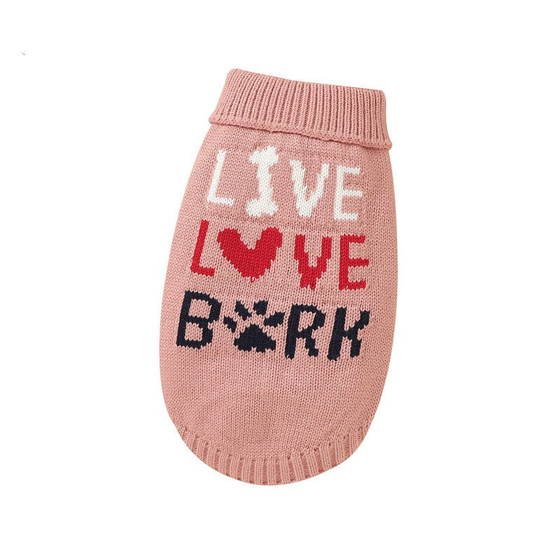 KFX-9124413 Cozy Round Neck Fleece Coat for Cats and Dogs in Pink and Beige - Acrylic Material Available in Sizes XX, S, M, L, XL