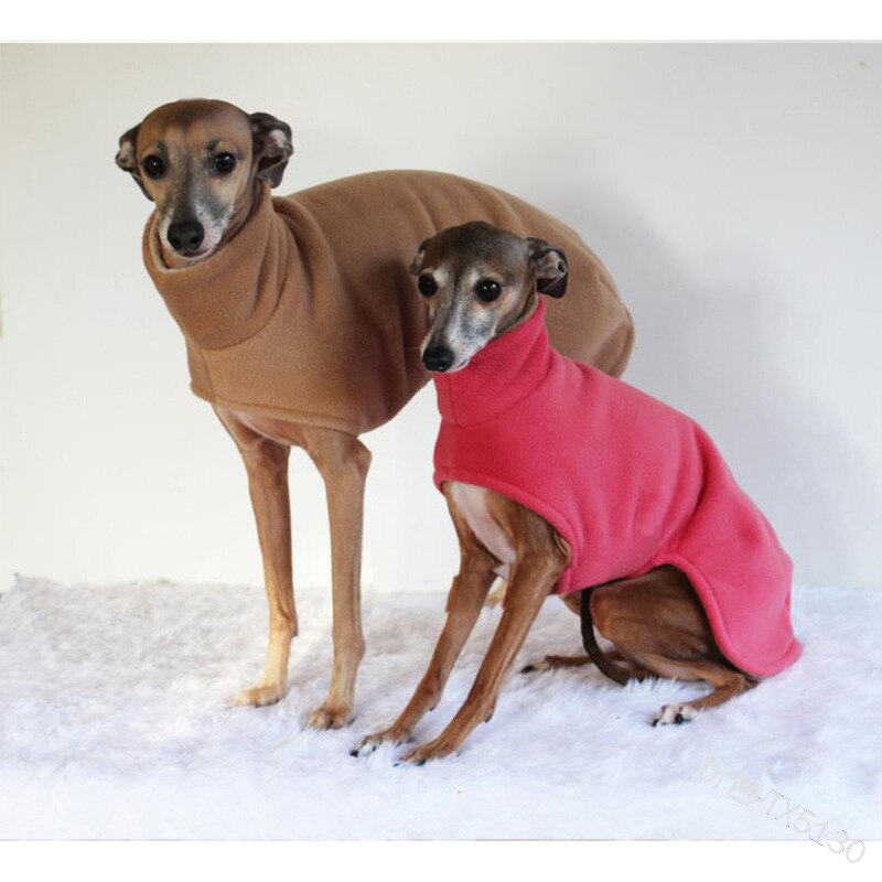 KFX-9126589 Thick Warm High Neck Velvet Fleece Dog Coat - Casual Reversible Design for Winter Outdoor Activities