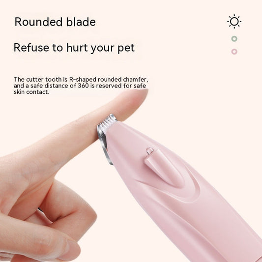 KFX-9127613 Pet Hair Clipper for Dogs and Cats - YYT-503 Rechargeable Trimmer in Cherry Blossom Pink, Mint Green, and Sky Blue
