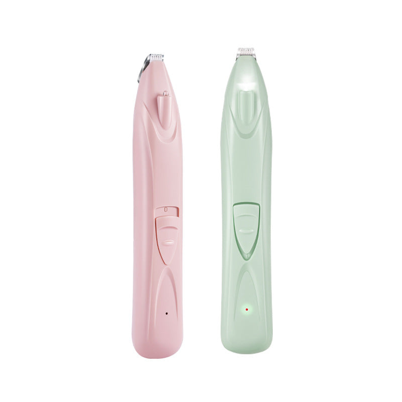 KFX-9127613 Pet Hair Clipper for Dogs and Cats - YYT-503 Rechargeable Trimmer in Cherry Blossom Pink, Mint Green, and Sky Blue