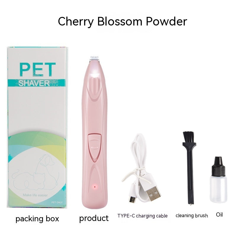 KFX-9127613 Pet Hair Clipper for Dogs and Cats - YYT-503 Rechargeable Trimmer in Cherry Blossom Pink, Mint Green, and Sky Blue