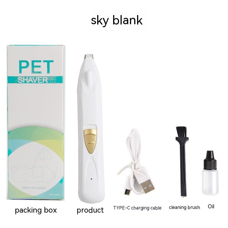 KFX-9127613 Pet Hair Clipper for Dogs and Cats - YYT-503 Rechargeable Trimmer in Cherry Blossom Pink, Mint Green, and Sky Blue