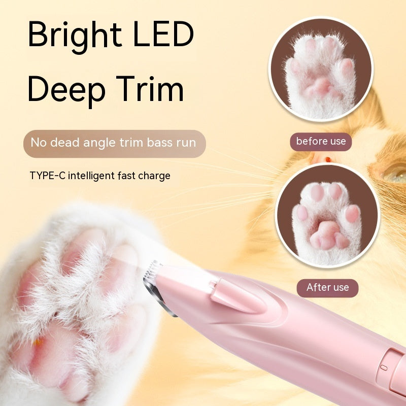 KFX-9127613 Pet Hair Clipper for Dogs and Cats - YYT-503 Rechargeable Trimmer in Cherry Blossom Pink, Mint Green, and Sky Blue