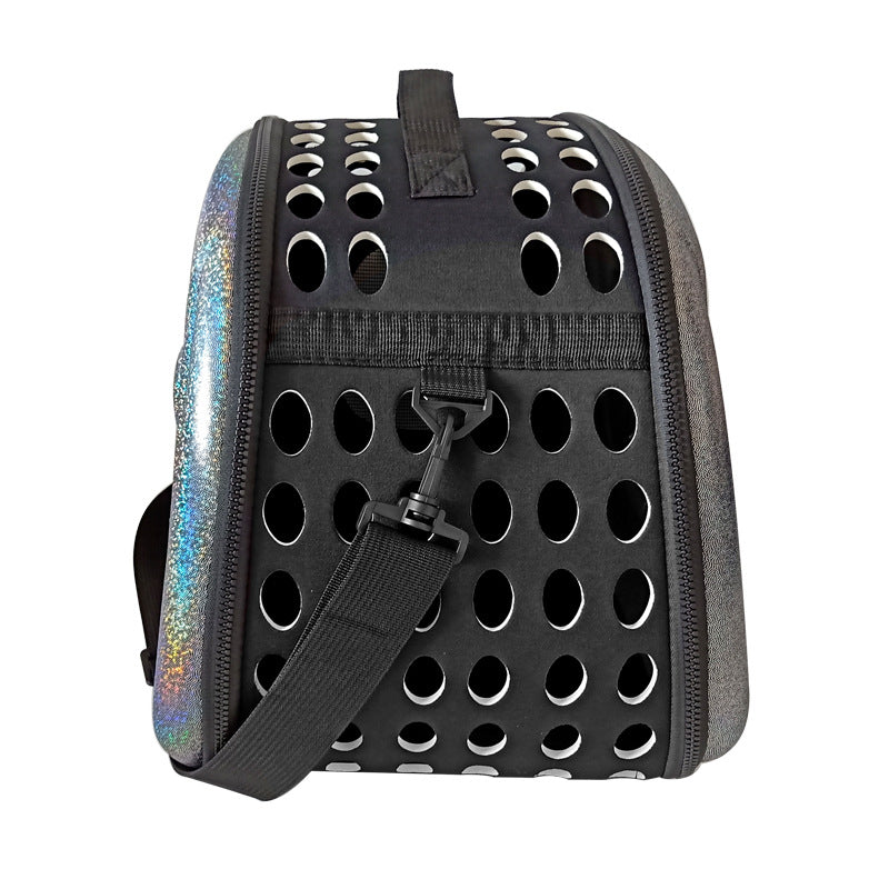 KFX-9128253 Portable Foldable Pet Carrier Bag for Dogs and Cats - Lightweight, Breathable Design with Mesh Ventilation