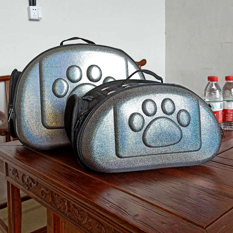 KFX-9128253 Portable Foldable Pet Carrier Bag for Dogs and Cats - Lightweight, Breathable Design with Mesh Ventilation