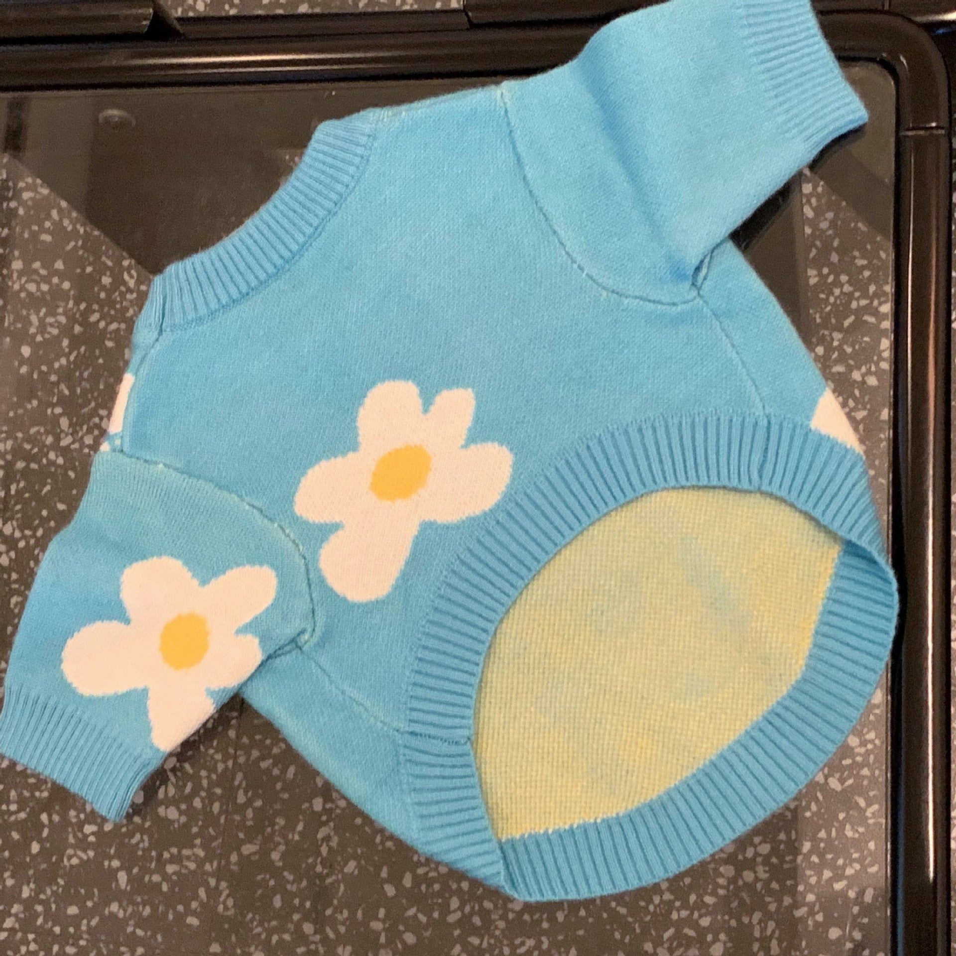 KFX-9129789 Sky Blue Wool Sweater for Dogs and Cats – Sizes S to XXL