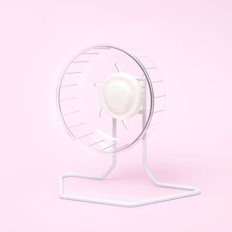 KFX-9133245 Transparent Plastic Running Wheel for Small Pets - 16cm, 20cm, 24cm, 27cm Sizes Available