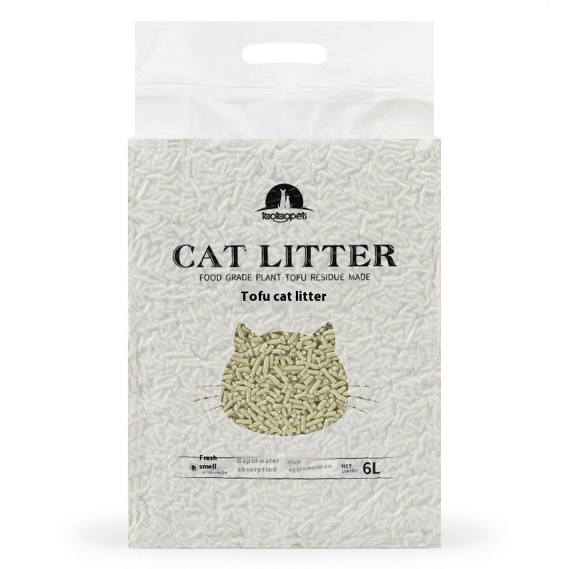 KFX-9137597 Biodegradable Tofu Cat Litter in Green Tea Flavor, 6L (Approx. 2.3kg)