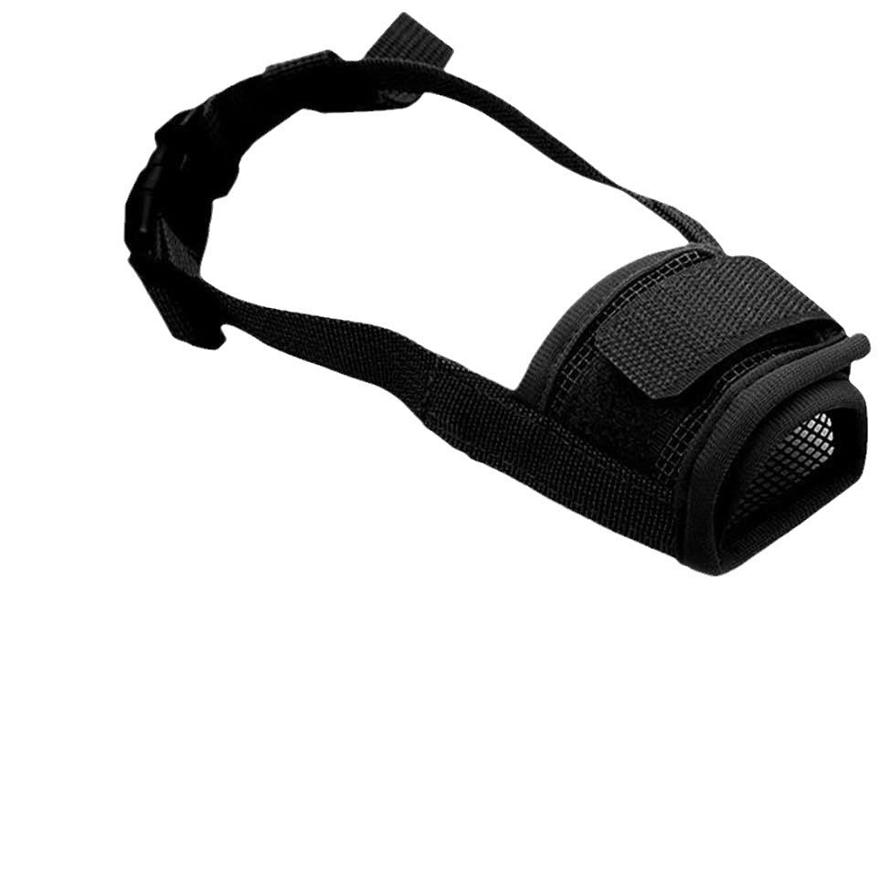 KFX-9140797 Durable Black Dog Muzzle for Anti-Biting, Anti-Barking, and Controlled Drinking