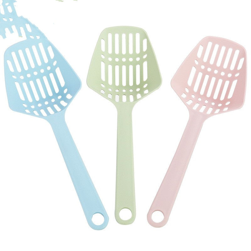 KFX-9141309 Plastic Cat Litter Scoop with Solid Handle for Easy Cleaning in Living Spaces