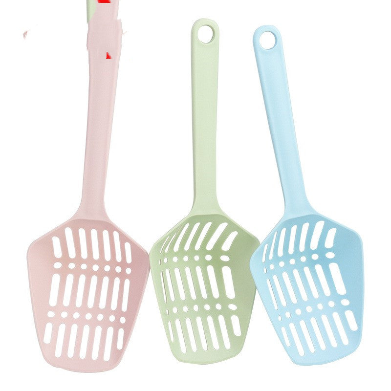 KFX-9141309 Plastic Cat Litter Scoop with Solid Handle for Easy Cleaning in Living Spaces