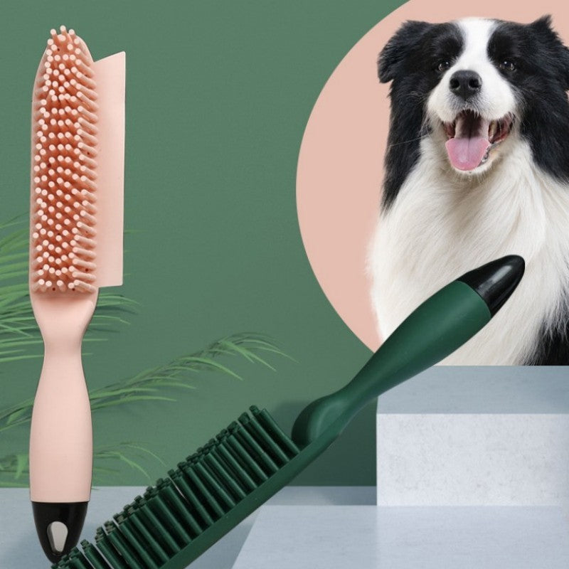 KFX-9144765 Pet Grooming Brush for Dogs and Cats - Hair Remover and Massager Comb