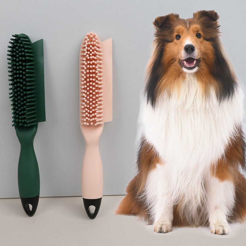 KFX-9144765 Pet Grooming Brush for Dogs and Cats - Hair Remover and Massager Comb