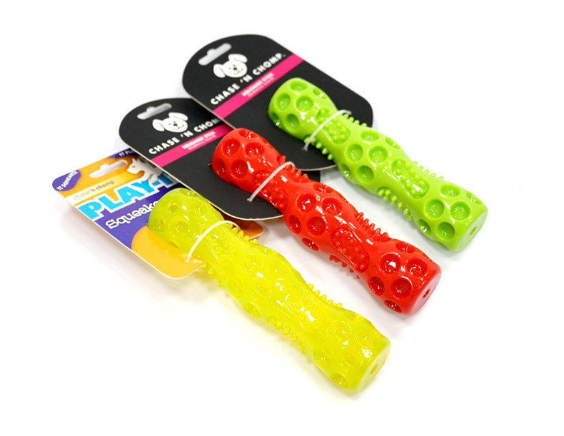 KFX-9145917 Dog Vocal Stick Toy for Small and Large Dogs - Soft, Durable, Squeaky, Teeth Cleaning