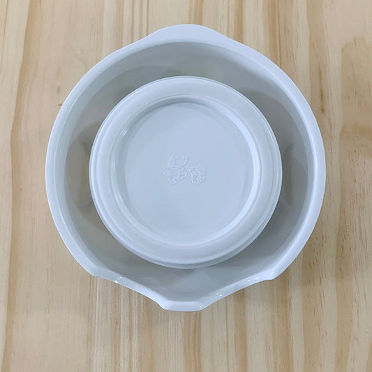 KFX-9149245 Small Dog Food Bowl in Melamine with Various Pattern Options - 500ML Capacity, 13cm Diameter