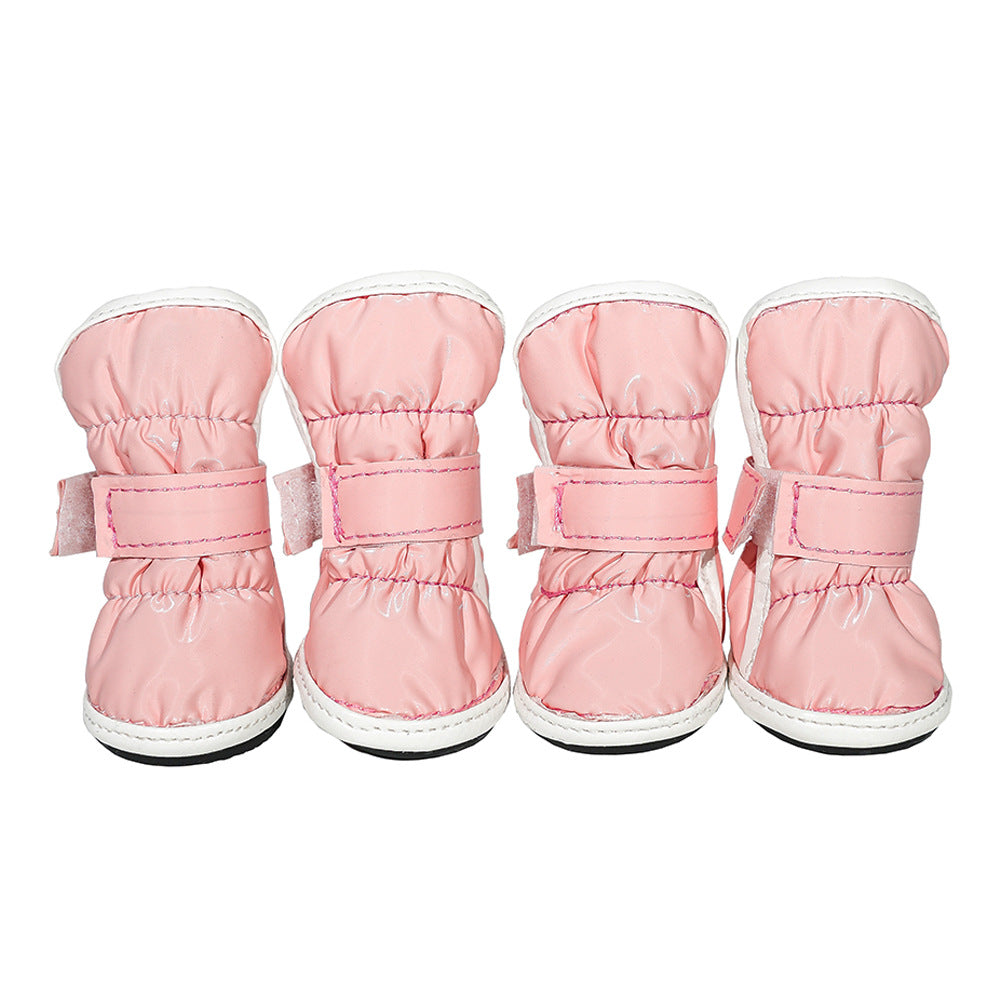 KFX-9149885 Waterproof Snow Boots for Small Dogs - Antifreeze Foot Covers for Teddy, Bichon, Schnauzer
