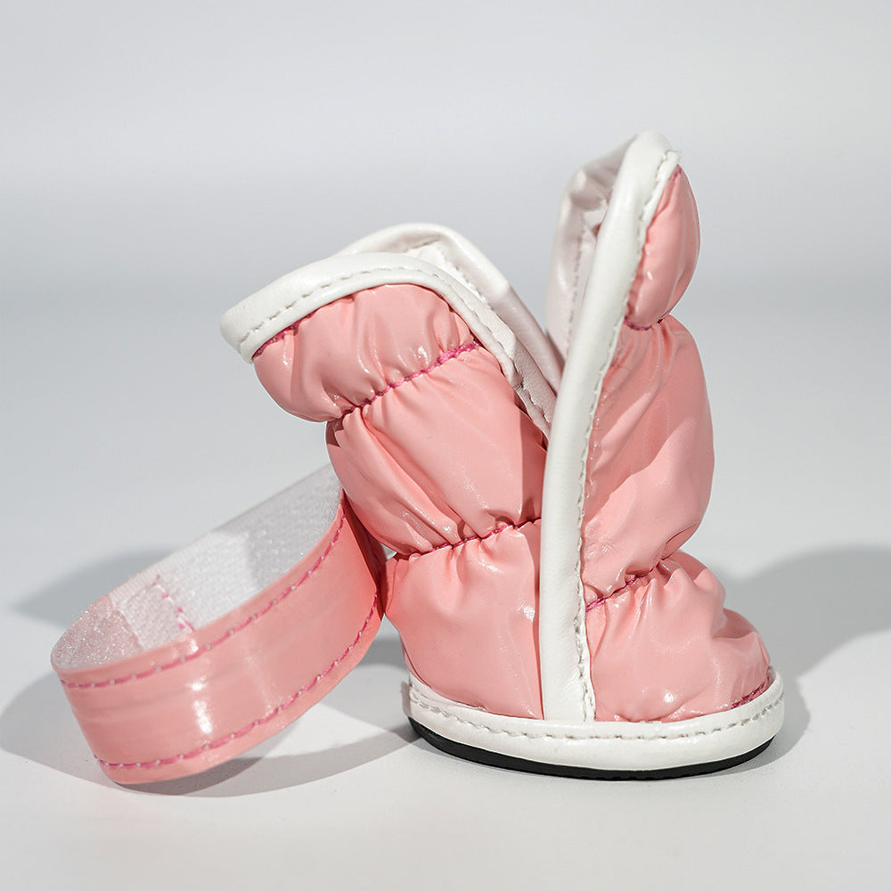 KFX-9149885 Waterproof Snow Boots for Small Dogs - Antifreeze Foot Covers for Teddy, Bichon, Schnauzer