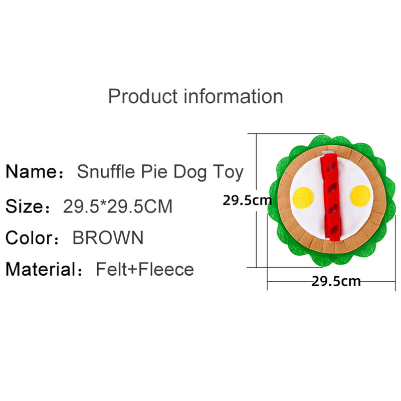 KFX-9153853 Interactive Snuffle Mat for Dogs - Plush Puzzle Training Toy with Layered Food Design for Stress Relief and Intelligence Development