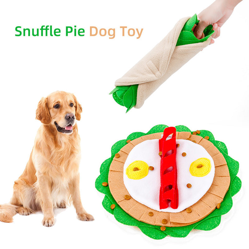 KFX-9153853 Interactive Snuffle Mat for Dogs - Plush Puzzle Training Toy with Layered Food Design for Stress Relief and Intelligence Development