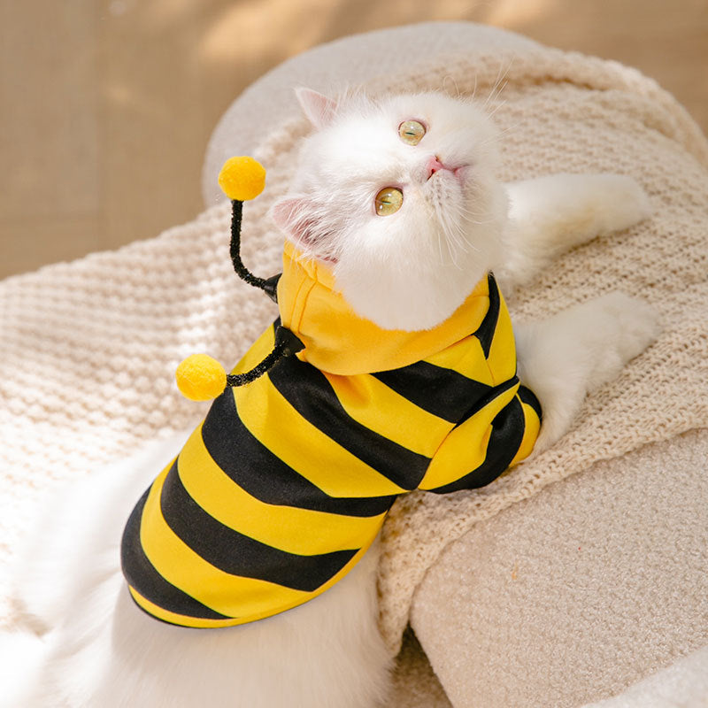 KFX-9156797 Cute Yellow Shredded Milk Hoodie for Pets - XS to XXL Sizes Available