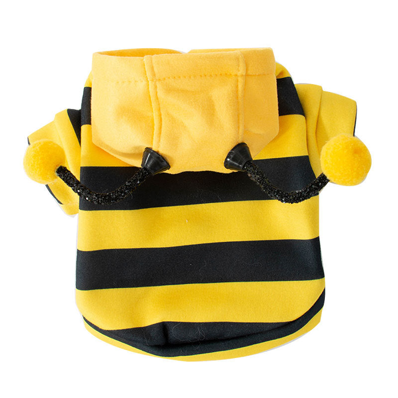 KFX-9156797 Cute Yellow Shredded Milk Hoodie for Pets - XS to XXL Sizes Available