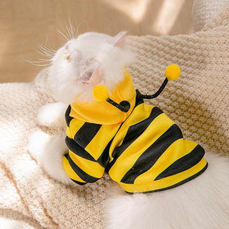 KFX-9156797 Cute Yellow Shredded Milk Hoodie for Pets - XS to XXL Sizes Available