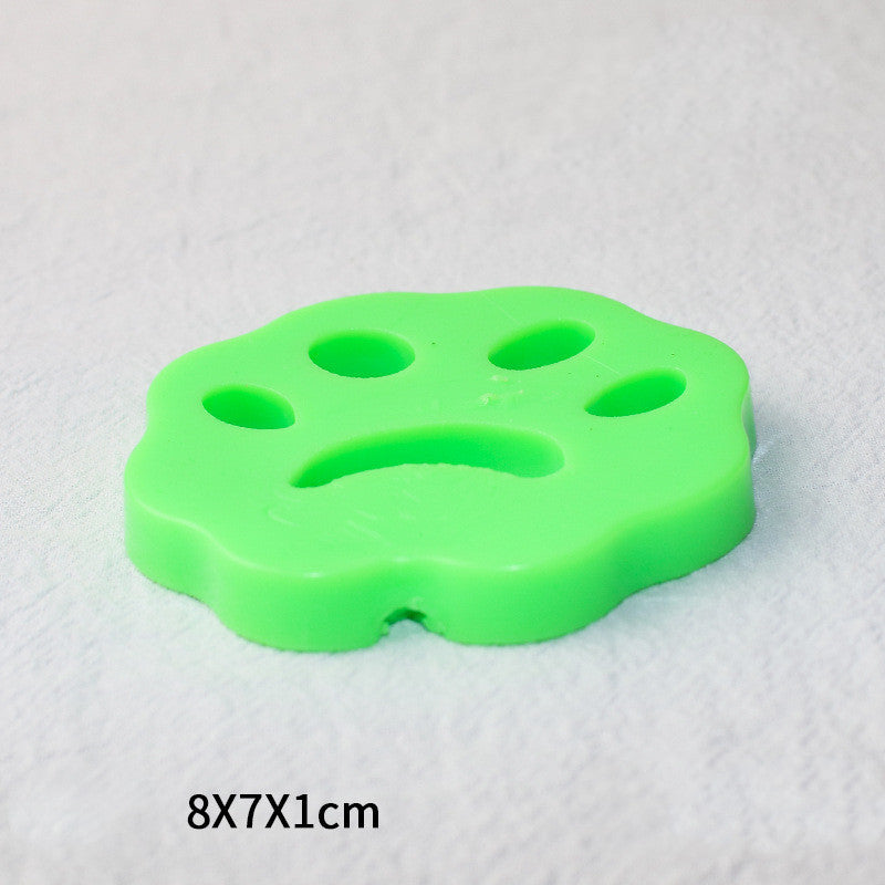 KFX-9157181 Silicone Sticky Clothes Dust Remover - Set of 4 in Yellow and Green