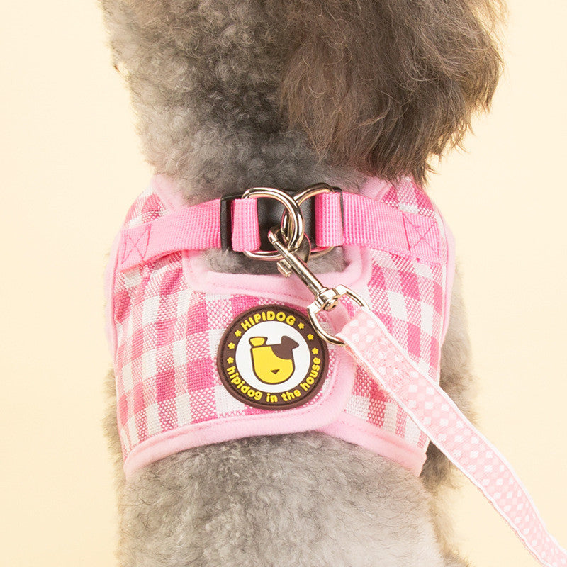 KFX-9158589 Adjustable Square Denim Dog Traction Rope for Safety and Stability