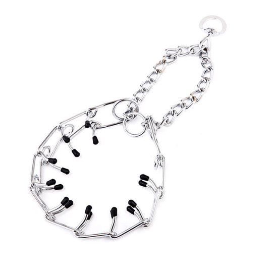 KFX-9160765 Dog Training Stimulus Chain Collar with Adjustable Detachable Links for All Dog Sizes