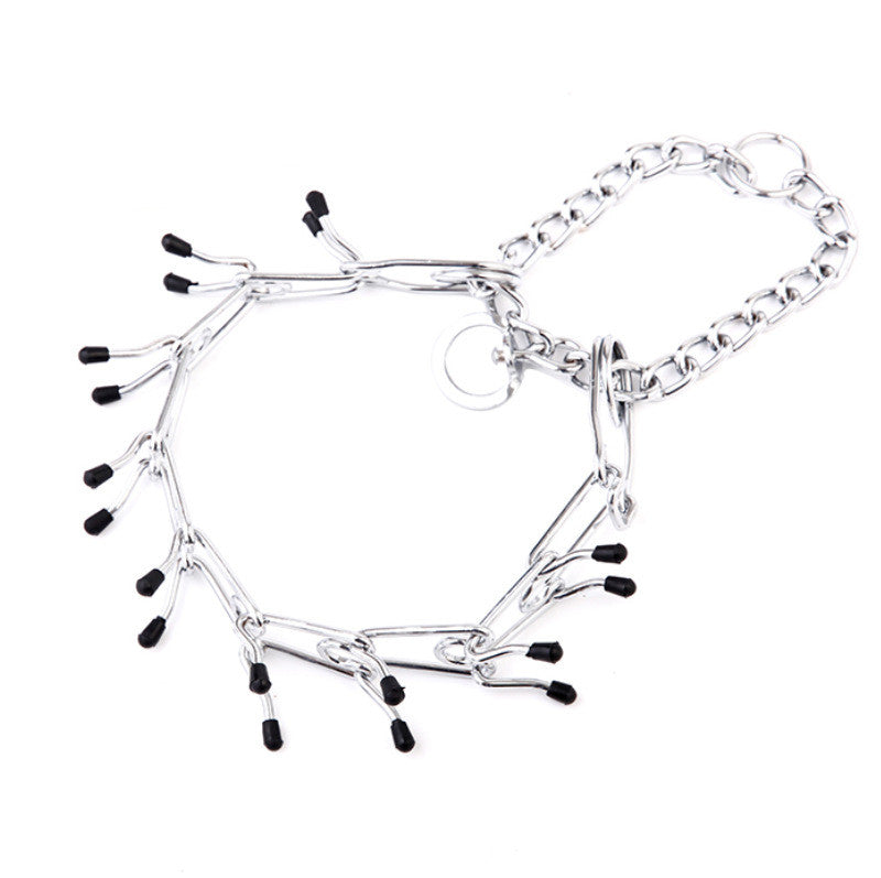KFX-9160765 Dog Training Stimulus Chain Collar with Adjustable Detachable Links for All Dog Sizes