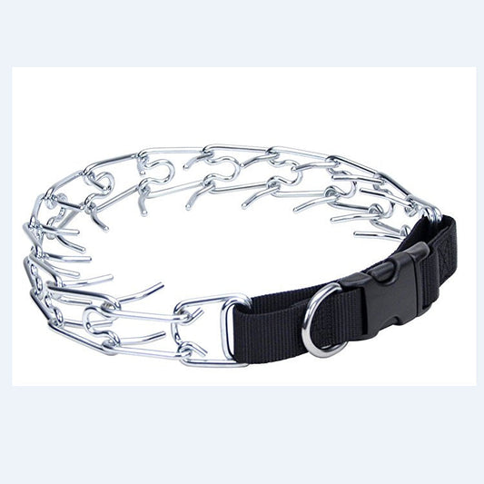 KFX-9160765 Dog Training Stimulus Chain Collar with Adjustable Detachable Links for All Dog Sizes