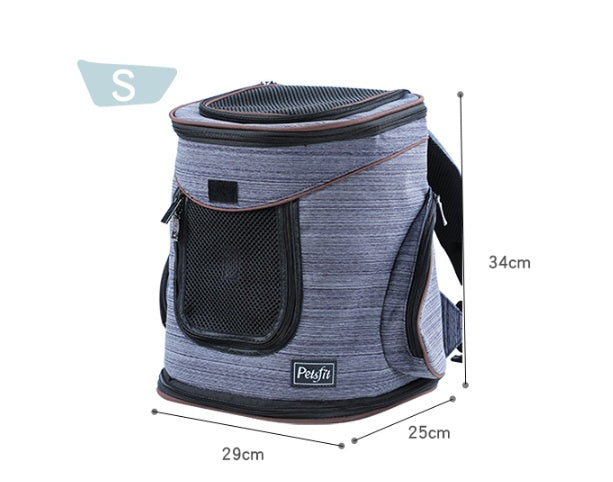KFX-9161021 Pet Carrier Backpack for Dogs and Cats Made of Oxford Cloth and Mesh, Ideal for Pets Up to 15 Jin
