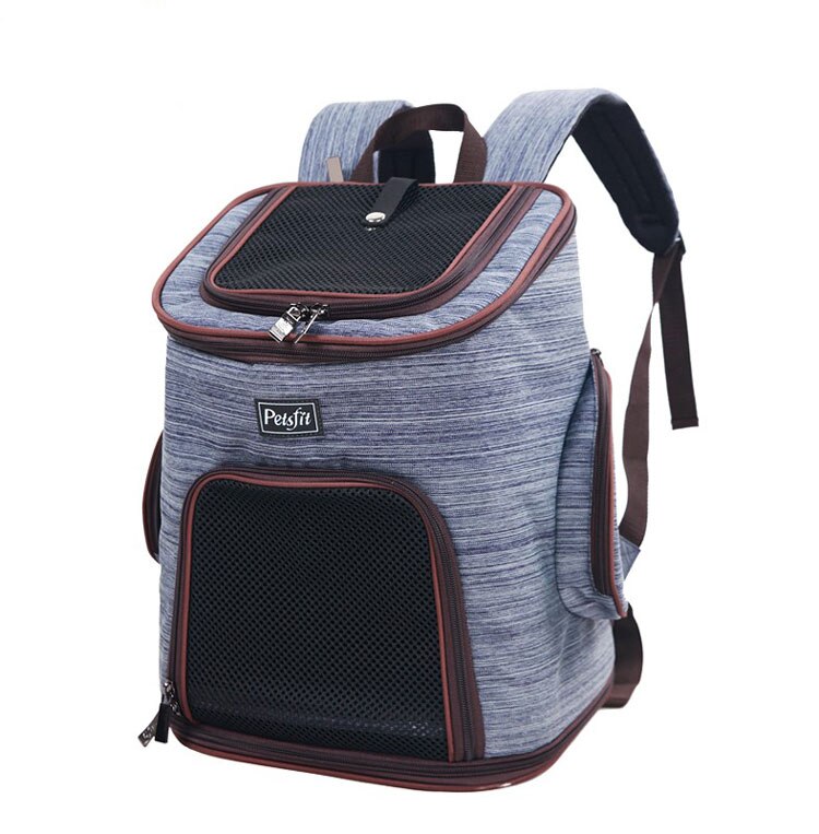 KFX-9161021 Pet Carrier Backpack for Dogs and Cats Made of Oxford Cloth and Mesh, Ideal for Pets Up to 15 Jin
