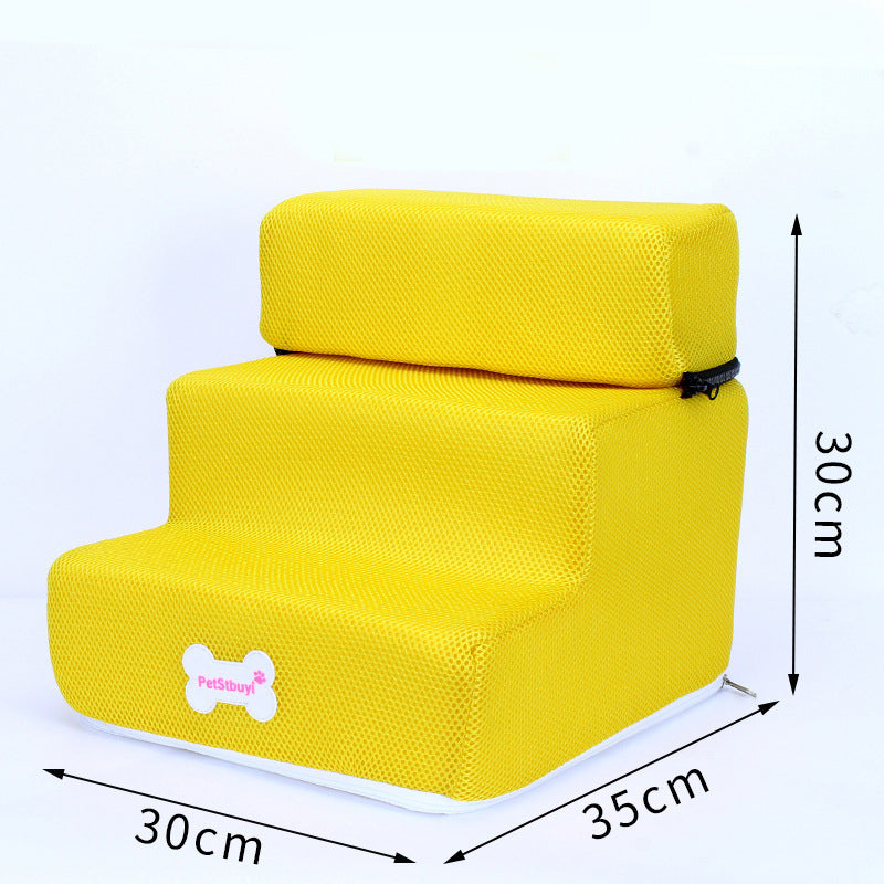 KFX-9162941 Pet Climbing Ladder with Detachable Steps – Customized Small Dog Sofa Stairs in Various Colors