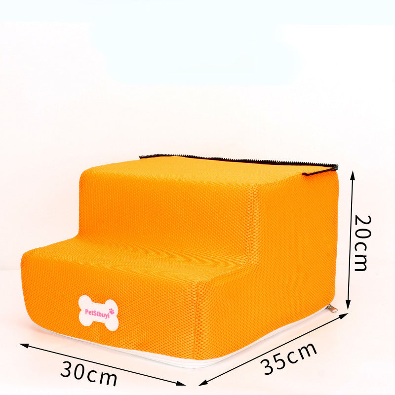 KFX-9162941 Pet Climbing Ladder with Detachable Steps – Customized Small Dog Sofa Stairs in Various Colors