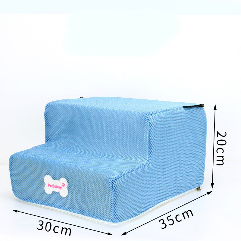 KFX-9162941 Pet Climbing Ladder with Detachable Steps – Customized Small Dog Sofa Stairs in Various Colors