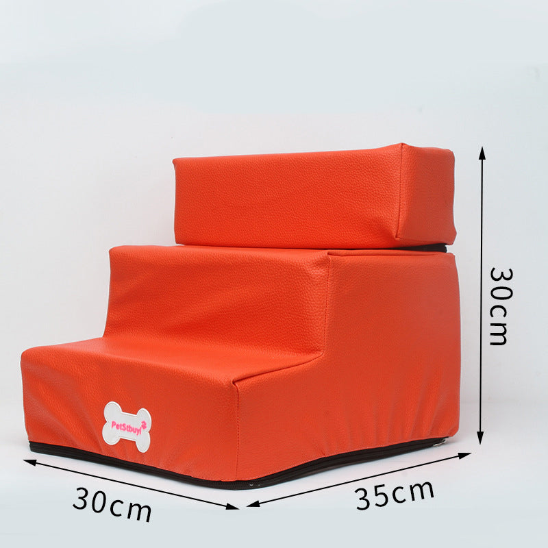 KFX-9162941 Pet Climbing Ladder with Detachable Steps – Customized Small Dog Sofa Stairs in Various Colors