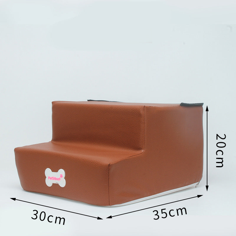 KFX-9162941 Pet Climbing Ladder with Detachable Steps – Customized Small Dog Sofa Stairs in Various Colors