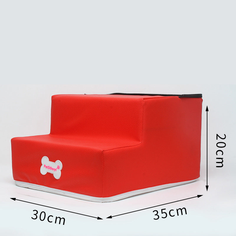 KFX-9162941 Pet Climbing Ladder with Detachable Steps – Customized Small Dog Sofa Stairs in Various Colors