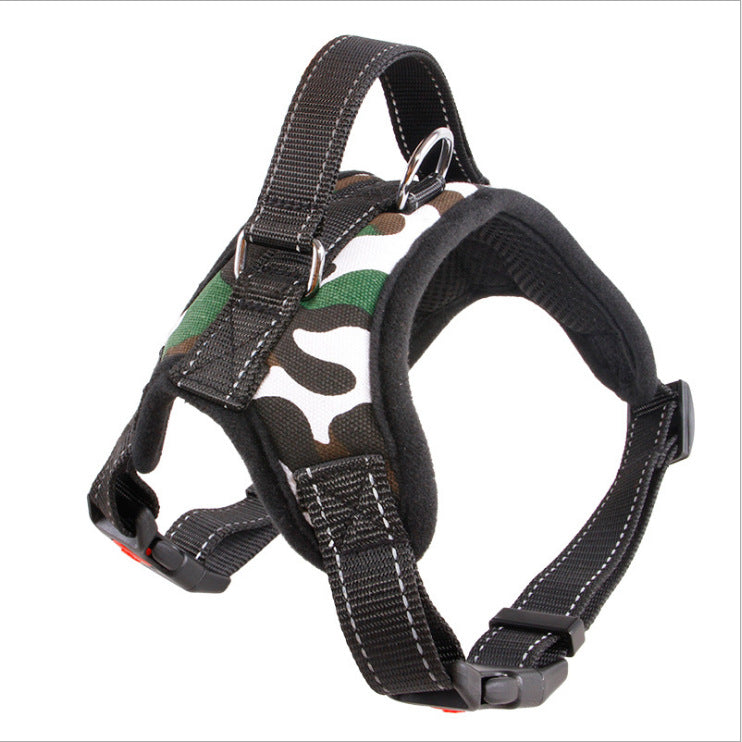 KFX-9167165 Medium to Large Dog Pet Saddle Chest Strap - Explosion-Proof, Available in Various Colors