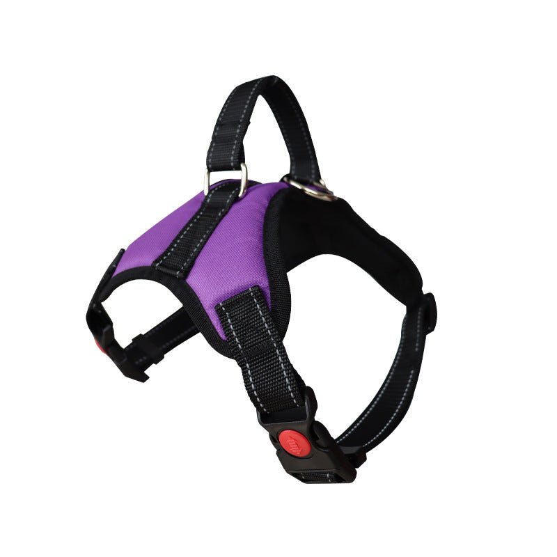 KFX-9167165 Medium to Large Dog Pet Saddle Chest Strap - Explosion-Proof, Available in Various Colors