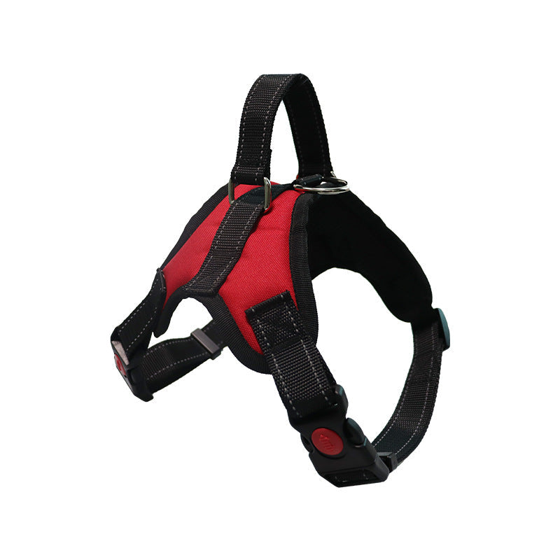 KFX-9167165 Medium to Large Dog Pet Saddle Chest Strap - Explosion-Proof, Available in Various Colors