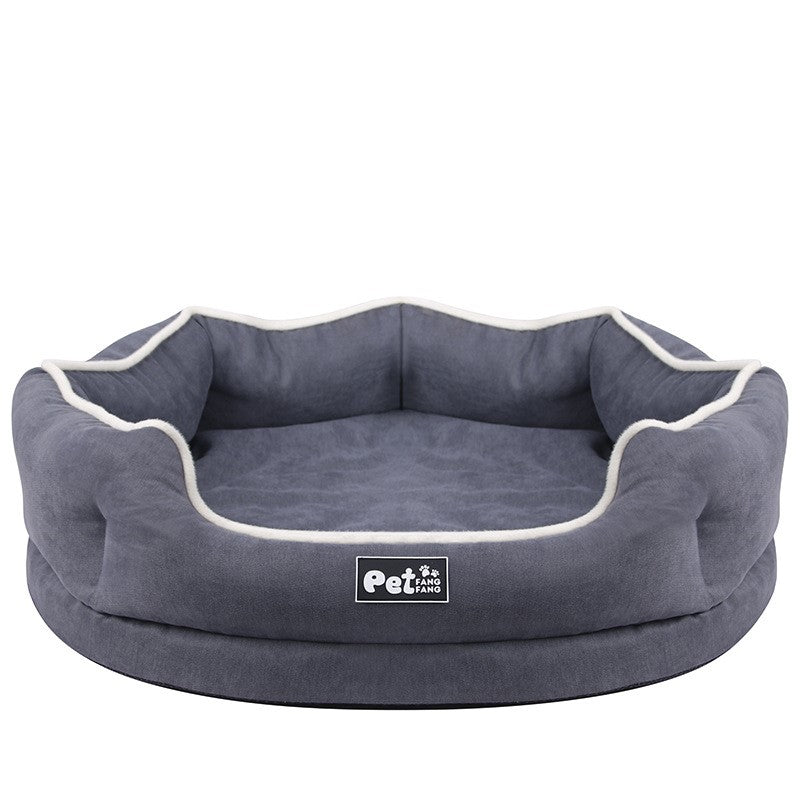 KFX-9168573 Cozy Liscel Dog Cushion with Sponge Fill for Ultimate Comfort