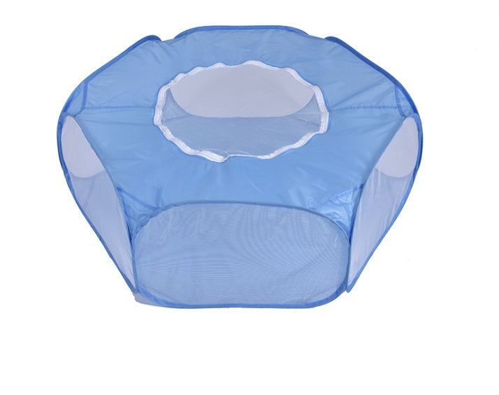 KFX-9169341 Portable Folding Pet Fence with Breathable Zipped Cover and Waterproof Design, Ideal for Small Animals