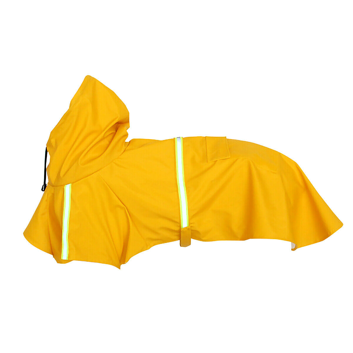 KFX-9171773 Waterproof Dog Raincoat with Reflective Stripe and Hood for Small to Large Breeds