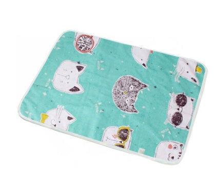 KFX-9172157 Waterproof Pet Training Mat for Dogs and Cats, Washable and Reusable, Soft Polyester Fiber with PVC Bottom