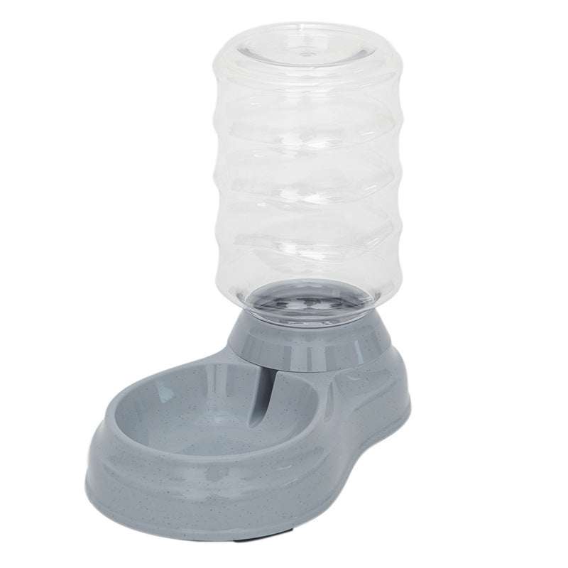 KFX-9174077 Large Capacity 3.8L Pet Water Dispenser with Food Bowl for Cats and Dogs