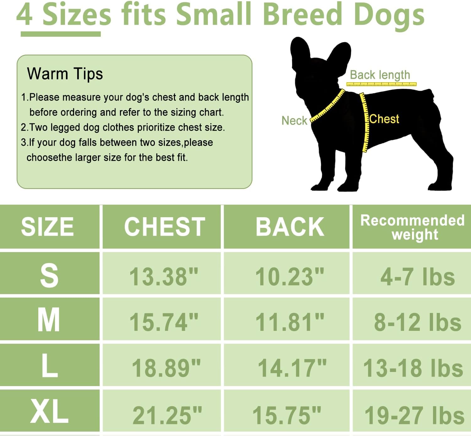 KFX-9176637 Two-Pack Fleece Dog Sweaters with D-Ring for Leash, Warm Pullover Jackets for Small Dogs in Two Colors