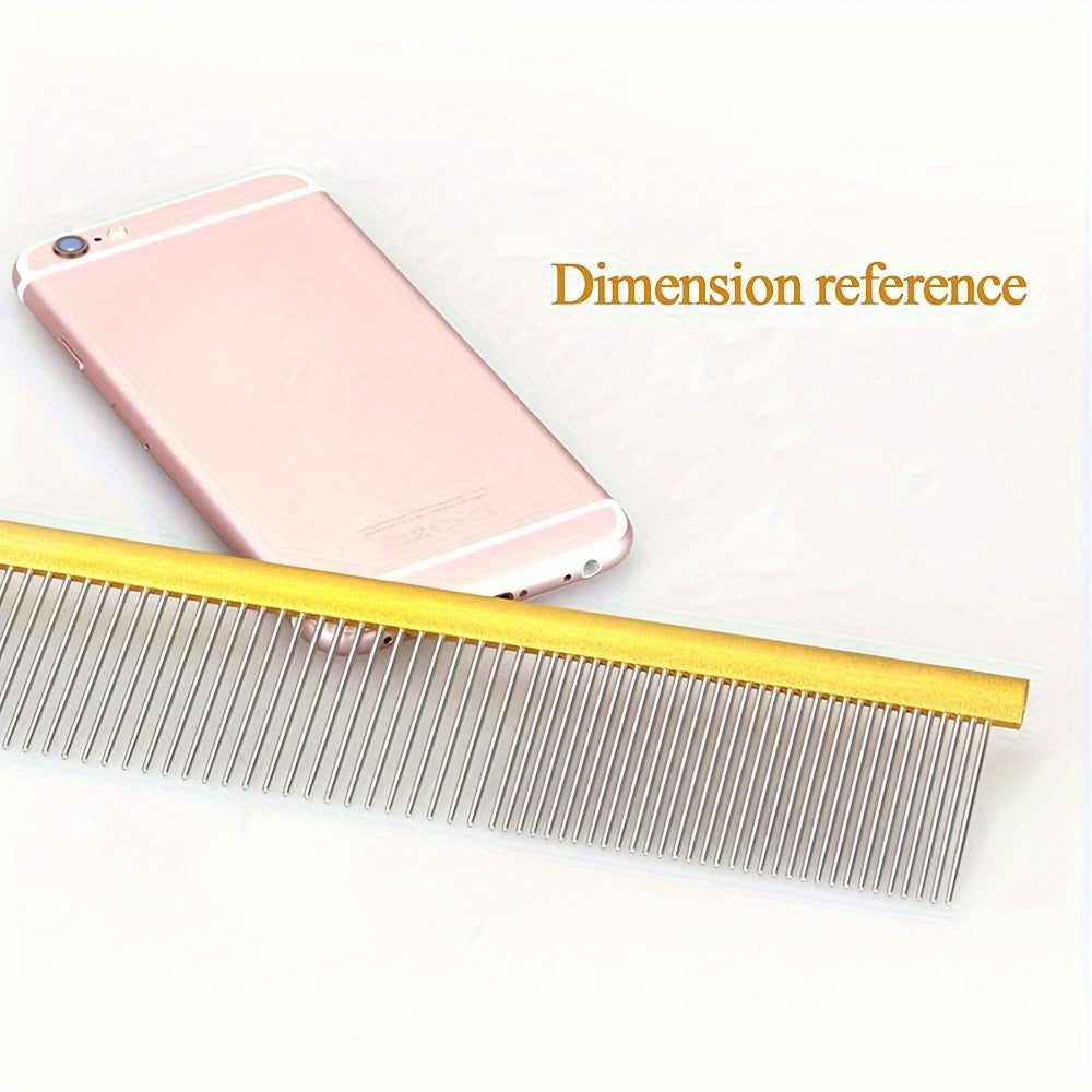 KFX-9177533 Stainless Steel Pet Grooming Comb for Dogs and Cats
